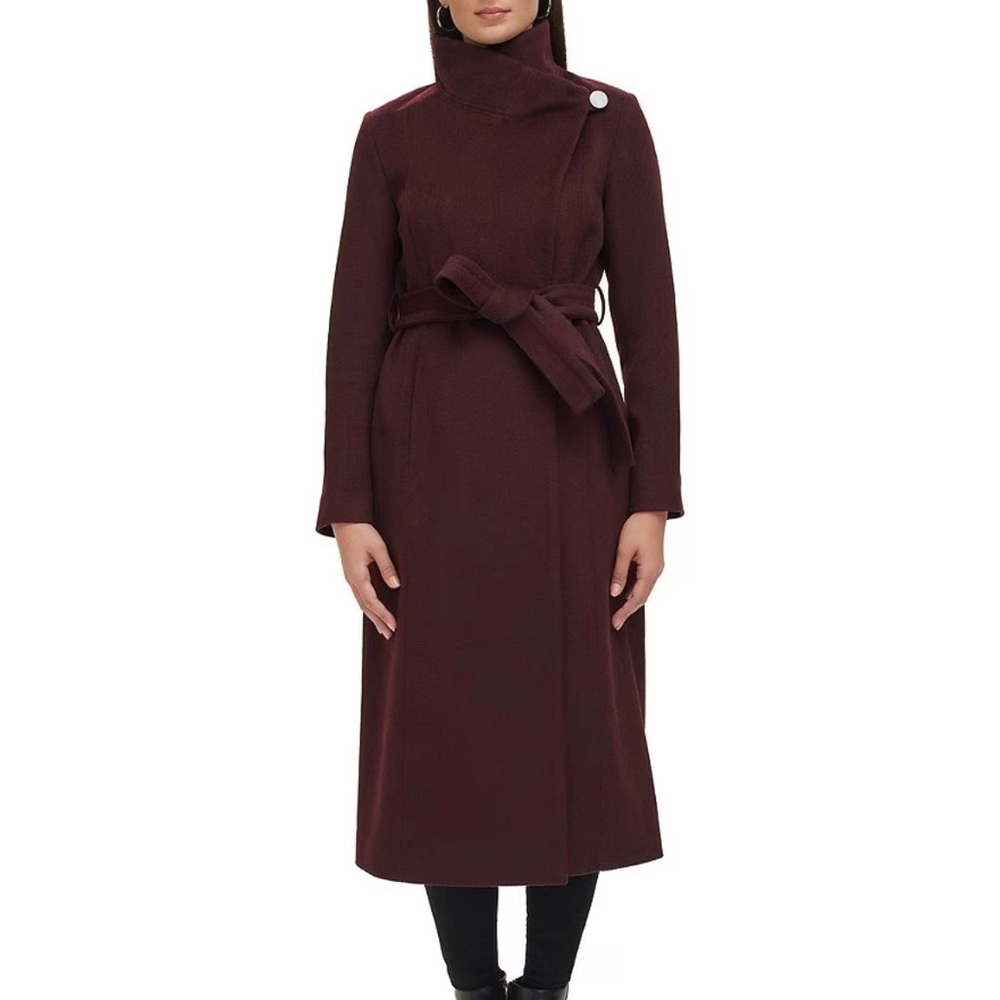 Kenneth Cole New York wool blend maxi coat